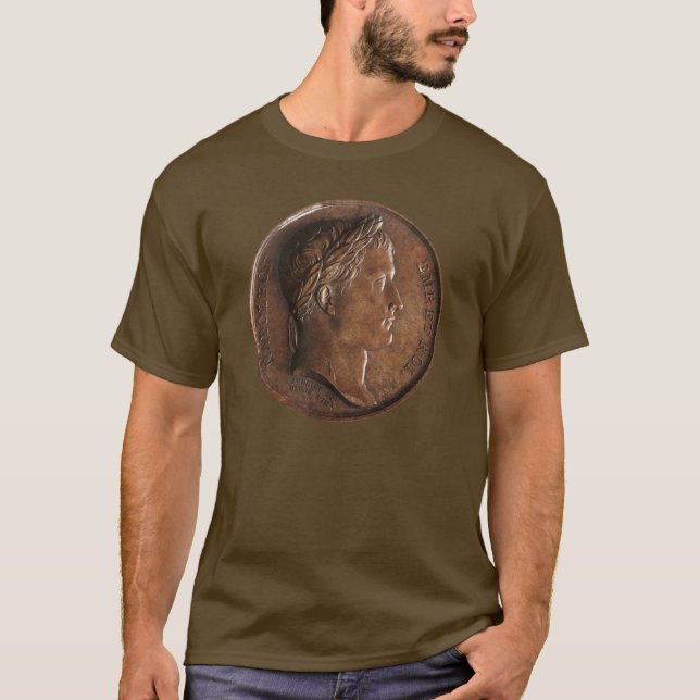 Napoleon Bonaparte medalj T-shirt (Framsida)