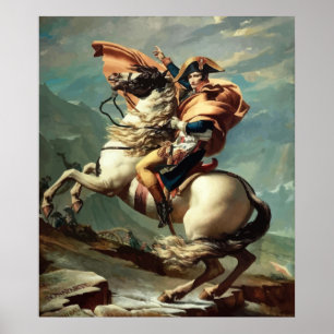 Napoleon Bonaparte på hästrygg Poster