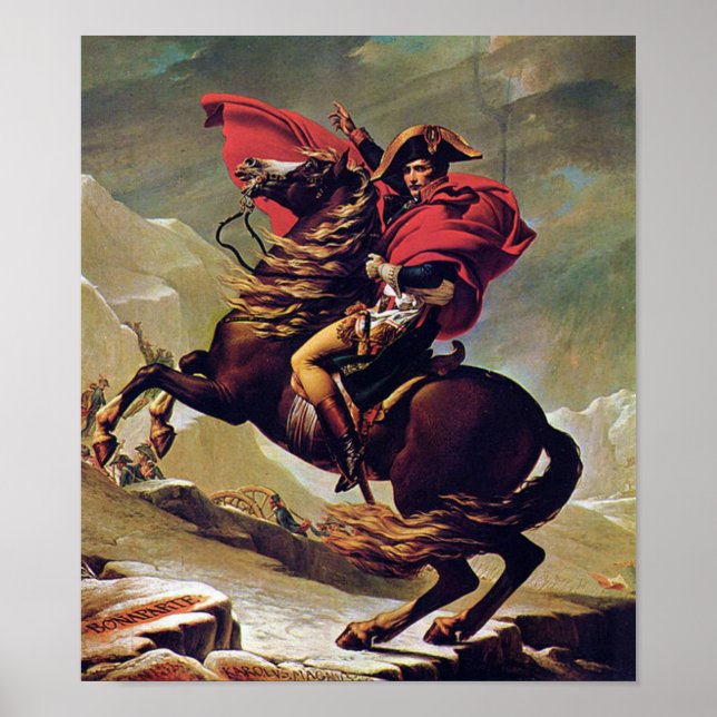 Napoleon Bonaparte på Horseback Poster (Framsidan)