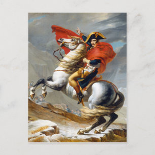 Napoleon Bonaparte Painting av Jacques-Louis David Vykort