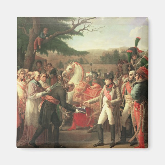 Napoleon Bonaparte Receive the Nycklar Magnet (Framsidan)