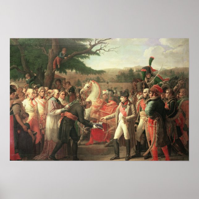 Napoleon Bonaparte Receive the Nycklar Poster (Framsidan)