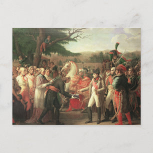 Napoleon Bonaparte Receive the Nycklar Vykort
