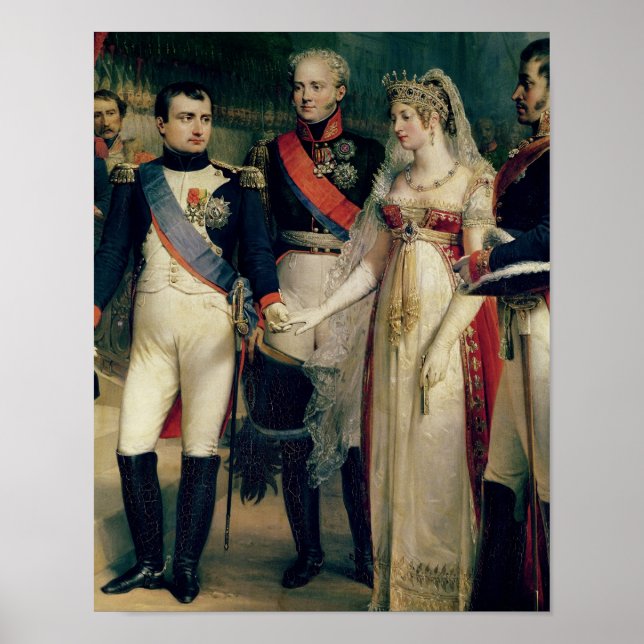 Napoleon Bonaparte Receiving Queen Louisa Poster (Framsidan)