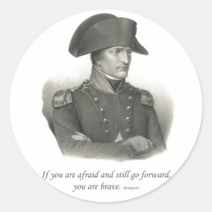 Napoleon Bonaparte Runt Klistermärke