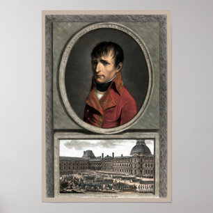 Napoleon Bonaparte -- Soldaten granskar Poster