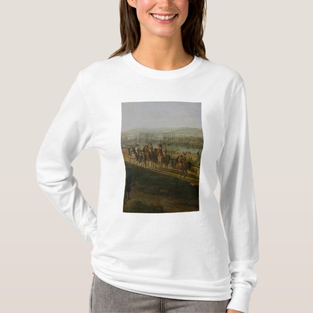 Napoleon Bonaparte som besöker lägret på Tee Shirt (Framsida)