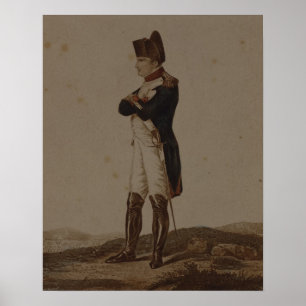 Napoleon Bonaparte som först konsul Poster