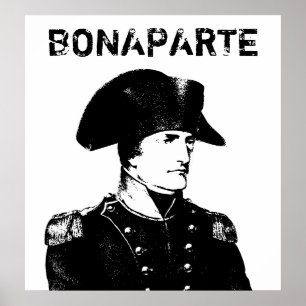 Napoleon Bonaparte -- Svartvitt Poster