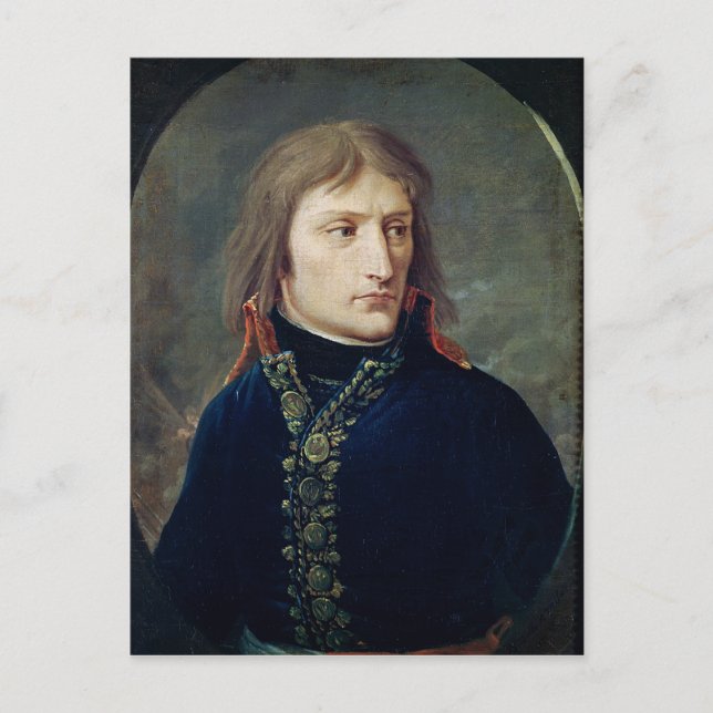 Napoleon Bonaparte till överste general Vykort (Framsida)