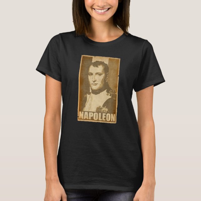 Napoleon Bonaparte Torn Propaganda Poster T Shirt (Framsida)