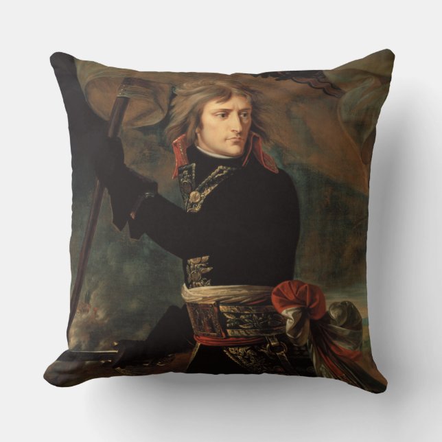 Napoleon Bonapartes Rally vid slaget vid Arcole Kudde (Framsida)