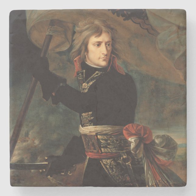 Napoleon Bonapartes Rally vid slaget vid Arcole Stenunderlägg (Framsidan)