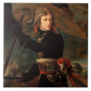 Napoleon Bonapartes samling vid slaget vid Arcole Kakelplatta