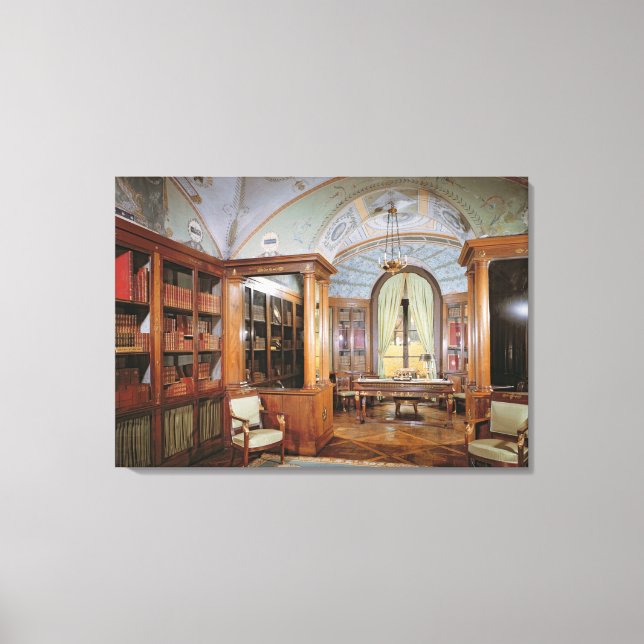 Napoleon Bonapartes studie, 1800 Canvastryck (Framsida)