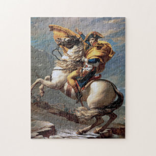 Napoleon Crossing the Alps, Jacques-Louis David Pussel