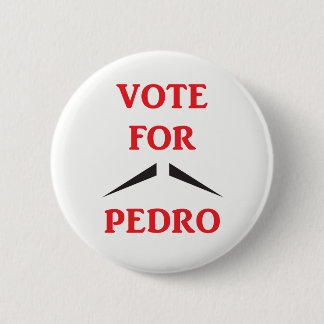 Napoleon dynamit röstar för det Pedro emblem Knapp