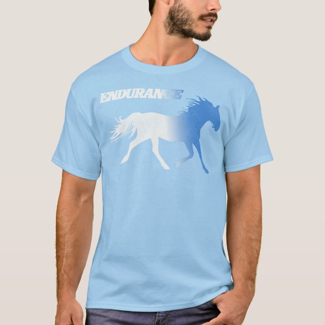 Napoleon Dynamite Movie Running Horses Endurance T Shirt (Framsida)