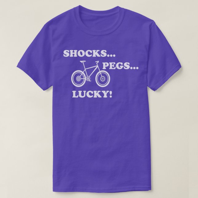 Napoleon Dynamite Quote Shocks Pegs Lucky! T Shirt (Design framsida)