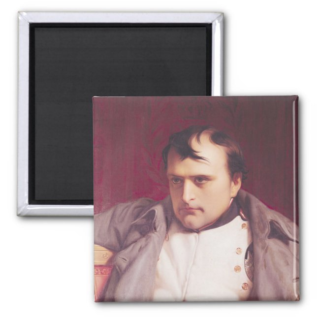 Napoleon efter hans avsägelse magnet (Framsidan)