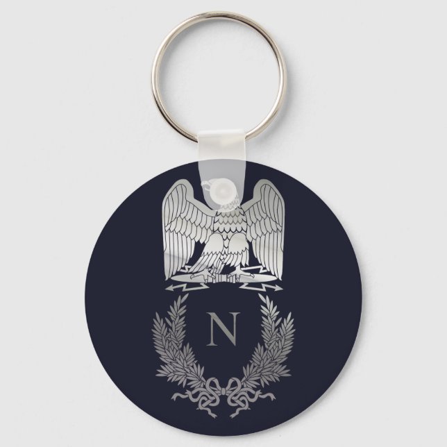Napoleon Emblem Eagle Emblem Nyckelring (Framsida)