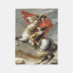 Napoleon genom Alpernorna av Jacques Louis David Fleecefilt