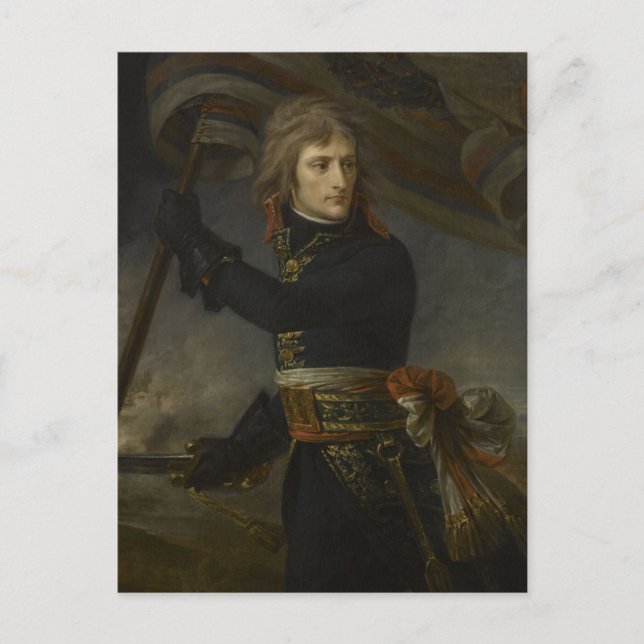 Napoleon i Arcole Vykort (Framsida)