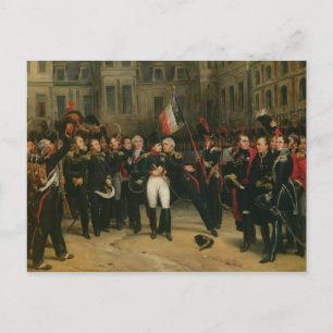 Napoleon I Avsked från kejsardömet Vykort