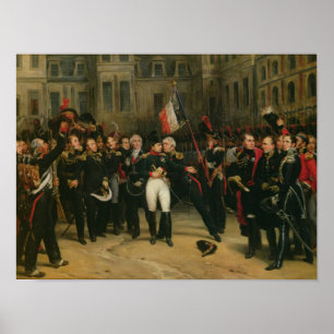 Napoleon I Bidding Farewell till Imperial Poster