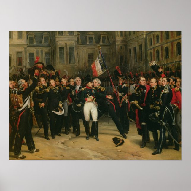 Napoleon I Bidding Farewell till Imperial Poster (Framsidan)