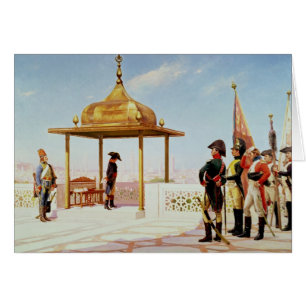 Napoleon i Cairo, 1798 Hälsningskort