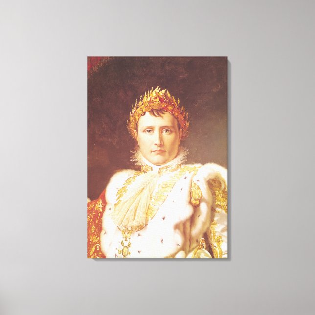 Napoleon I Coronation Robes, c.1804 Canvastryck (Framsida)