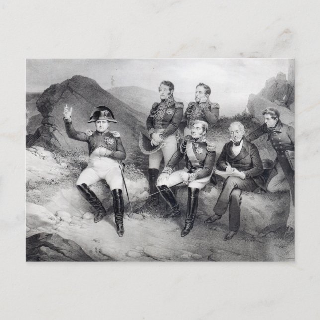 Napoleon I Dictating Memoirs to Emmanuel Las Vykort (Framsida)