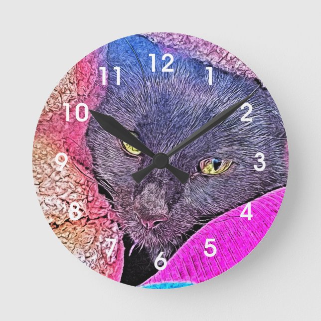 Napoleon i en filt rund klocka (Framsida)