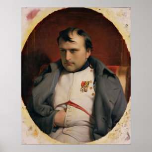 Napoleon i Fontainebleau, 1846 Poster