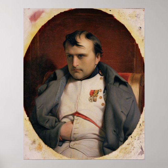 Napoleon i Fontainebleau, 1846 Poster (Framsidan)