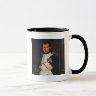 Napoleon i hans studie av Jacques Louis David Mugg