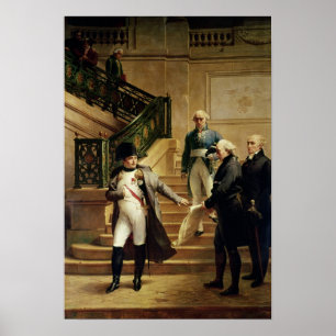 Napoleon I i Palais-Royalet Poster
