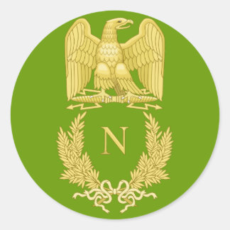 Napoleon I Imperial Eagle Emblem på klistermärke