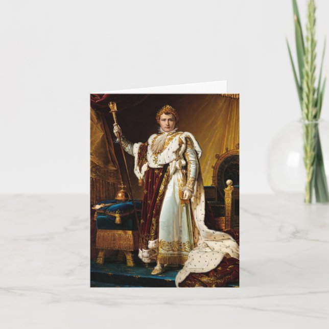 Napoleon I, kejsare av Fransken av F. Gerard Tack Kort (Framsida)