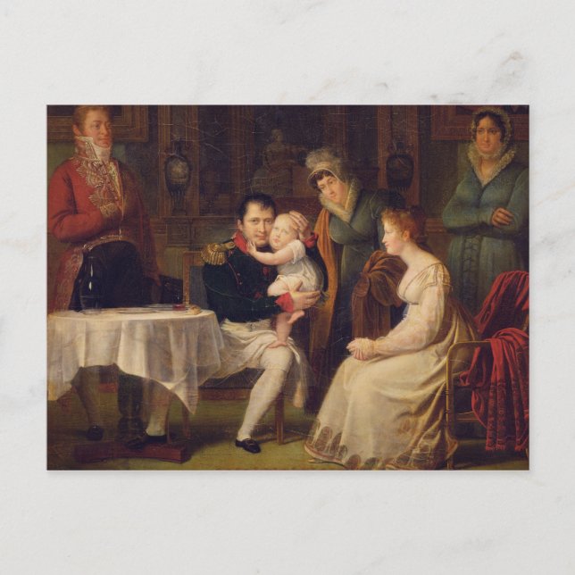 Napoleon I Marie Louise och Kung i Rom Vykort (Framsida)