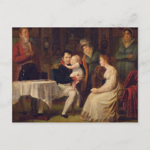 Napoleon I Marie Louise och Kung i Rom Vykort