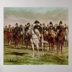Napoleon I och hans stab, 1860 Poster