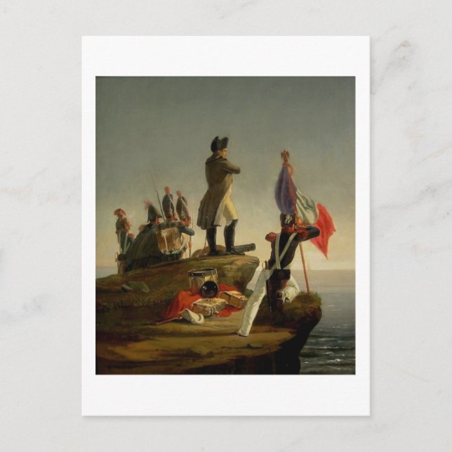 Napoleon i väntan på brigkonstanten vykort (Framsida)