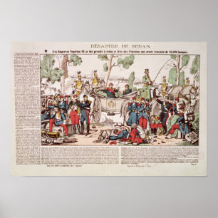 Napoleon III anländer till Sedan Poster