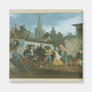 Napoleon III besöka flodoffer av Magnet