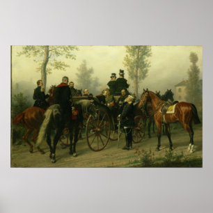 Napoleon III och Bismarck Poster