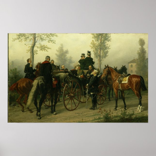 Napoleon III och Bismarck Poster (Framsidan)