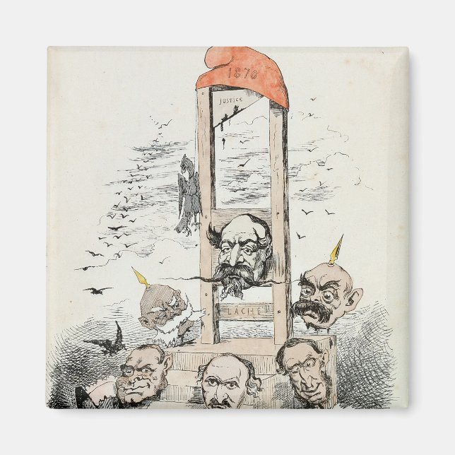 Napoleon III Otto-karikatyr Magnet (Framsidan)