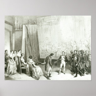Napoleon jag besöker David Studio Poster